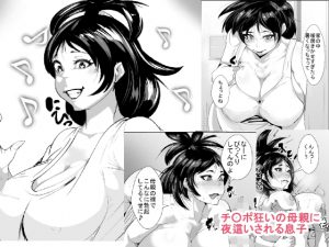 [RJ212882] チ○ポ狂いの母親に夜這いされる息子