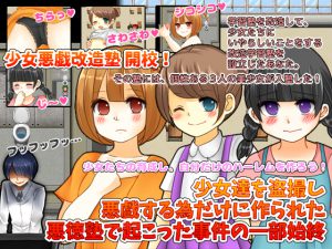 [RJ213817] 少女達を盗撮し悪戯する為だけに作られた悪徳塾で起こった事件の一部始終