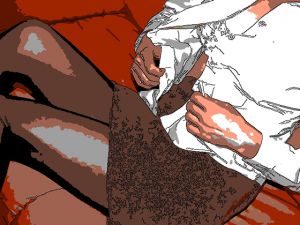 [RJ255637][こえこえみどり] アニメ声ロリ人妻ちゃんをソファの対面座位で股間を擦りつけながらフェザータッチ前戯。ぐちょぐちょになったま〇こを騎乗位で味わいます