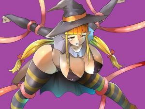 [RJ264120][フリー・センテンス] 生物兵器の繁殖用ボテ腹肉袋にされた爆乳魔法使い