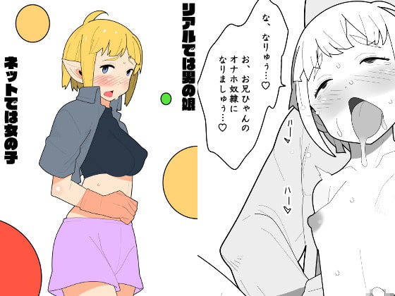 リアルでは男の娘、ネットでは女の子