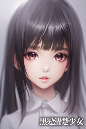 黒髪清楚少女