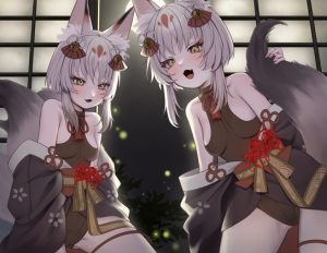 [RJ434662][おぼろや] 【KU100】甘やかし上手なのじゃロリ狐耳娘ひばなちゃんにひたすらお世話されて身も心もちんぽも虜になるのじゃっ!