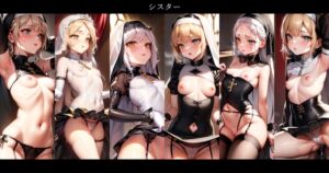 [RJ01025858][アイぺた] 露出癖シスターさん