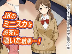 [RJ01029737][ソルティパンダ] JKのミニスカを必死に覗いた結果…!