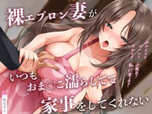 [RJ01063657][あまとろすいーつ] 裸エプロン妻がいつもおま◯こ濡らしてて家事をしてくれない「おかえり♪ゴハン?お風呂?それとも私にする?」