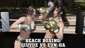 [RJ01112664][VariedCombat] Beach Boxing: Qiuyue VS Eun-Ha