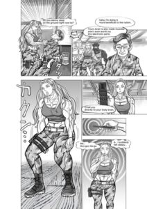 [RJ01141646][TSF-online] A comic where a female soldier is controlled as she pleases with a remote control 12 pages.