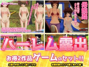 [RJ01171193][Hentai Girls] 【2本セット!!】ハーレム露出～「公園乱交」編&「母娘姦」編～大人の変態ゲーム