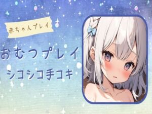 [RJ01203853][せみなっつ] 【赤ちゃんプレイ】おむつプレイでシコシコ手コキ