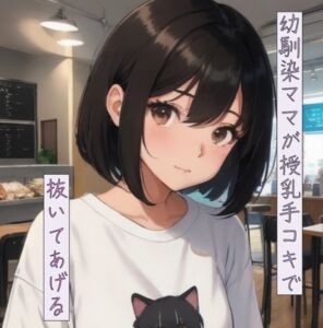 [RJ01212133][ねこねこなんなん] 幼馴染ママが授乳手コキで抜いてあげる