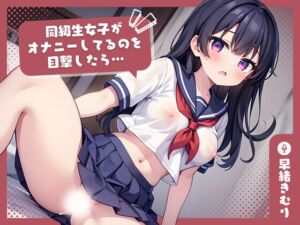 [RJ01230952][きむりのないしょばなし] 【KU100】同級生女子がオナニーしてるのを目撃したら…