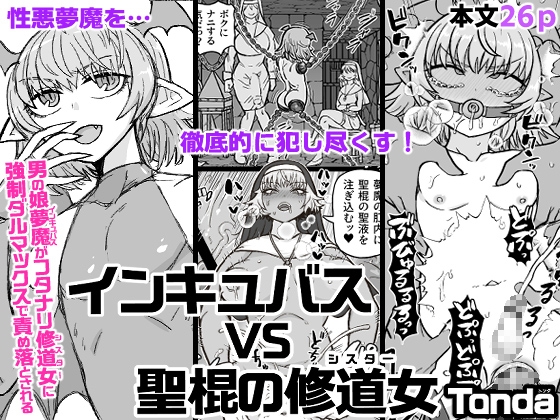 インキュバスVS聖棍の修道女