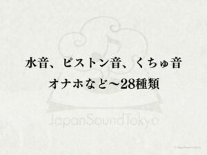 [RJ01266997][JapanSoundTokyo] 【効果音】水音、ピストン音、くちゅ音、オナホなど～28種類