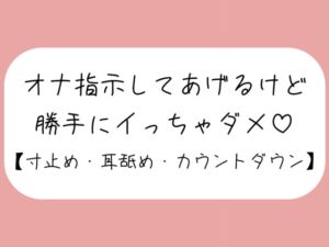 [RJ01273670][みこるーむ] 【バイノーラル】イけなくて悶々として私の音声聞きに来た君を耳舐めオナ指示。イきたくなってもたっぷり寸止め。最後はカウントダウンで気持ちよく射精させてあげる