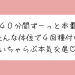 お互い1週間オナ禁して溜まりきってる状態で激しく求め合ういちゃらぶ交尾セックス【全4トラック】