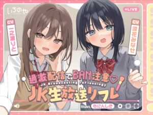 [RJ01284577][いちのや] 【両耳ささやき耳舐め】過激配信でBAN注意♪JK生放送リフレ