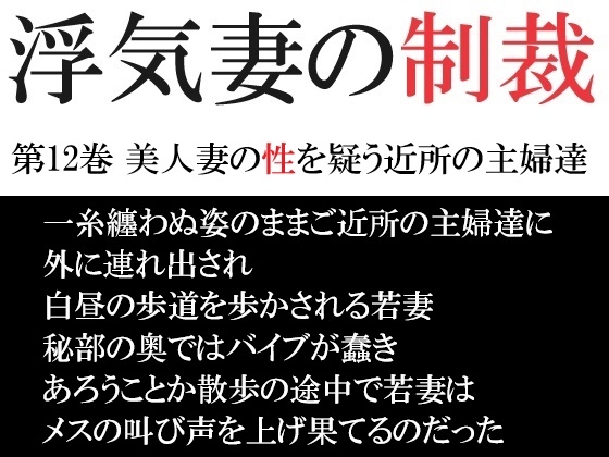 浮気妻の制裁 第12巻 美人妻の性を疑う近所の主婦達