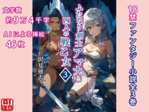 [RJ01291178][獨去書房] ふたなり剣士アマナと四人の戦乙女 第3巻