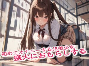 [RJ01303426][妄想ヌルヌル女学院] 初めてオナニーするJK美少女あまりの気持ちよさに盛大におもらしする