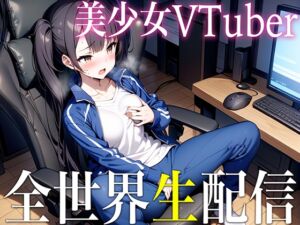 [RJ01303611][生牡蠣P] 【放送事故自慰】美少女VTuberが視聴者のコメントに煽られた結果...全世界公開オナニーでイスまでビチョビチョの124ml潮吹きオーガズム