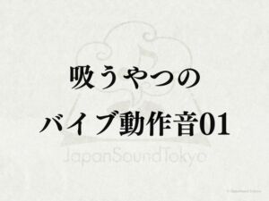 [RJ01303954][JapanSoundTokyo] 【効果音】吸うやつ_吸うやつのバイブ動作音01