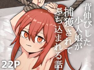 [RJ01312263][ひひ生餅] 背伸びした小人娘が捕獲されてぶち込まれる話