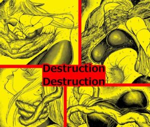 [RJ01313829][Blue Percussion(ブルー・パーカッション)] Destruction Destruction ヒロイン首絞め完全敗北