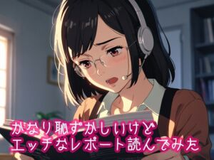 [RJ01316303][ぷりえら] かなり恥ずかしいけどエッチなレポートを読んでみた3