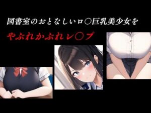 [RJ01329900][twin pigeon] 図書室のおとなしい○リ巨乳美少女をやぶれかぶれレ〇プ