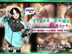 [RJ01339940][娘ん娘んハウス] サブカル系男の娘と個室サウナで濃厚エッチ。