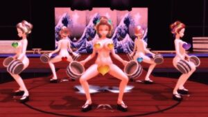 [RJ01343601][JOKERのアトリエ] 【ふたなりダンス】「浮世風呂」ふたなり版(応援版)