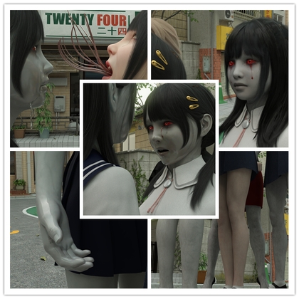 寄生ハザード呪い:東京の美しい女の子【マイノリティアート・ゴ支援アリガトウゴザイマス】