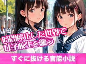 [RJ01370994][tumugiko@novel] 時間停止した世界で女子校生を襲う【すぐに抜ける官能小説】