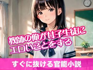 [RJ01370999][tumugiko@novel] 教師の俺が女子生徒にエロいことをする【すぐに抜ける官能小説】