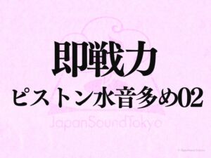 [RJ01376515][JapanSoundTokyo] 【即戦力効果音】ピストン水音多め 02【クオリティ爆上げ即戦力シリーズ】