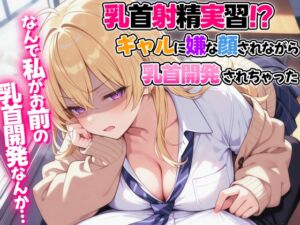 [RJ01386990][チクシャッ!] 乳首射精実習！?ギャルに嫌な顔されながら乳首開発されちゃった