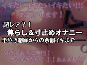 [RJ01387645][アルギュロスの寝室] 【半ベソ懇願】焦らし寸止めオナニー