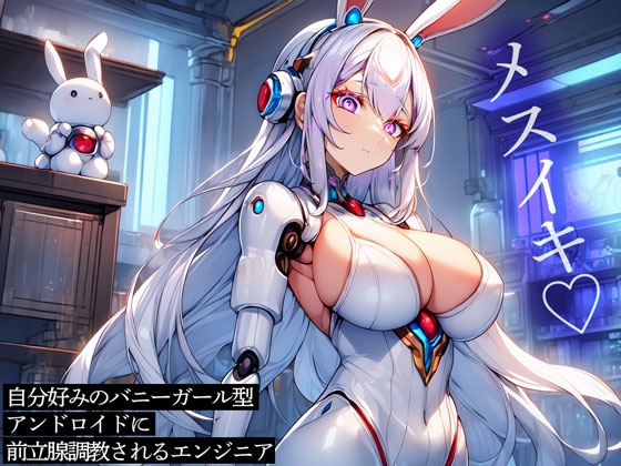 自分好みのバニーガール型アンドロイドに前立腺調教されるエンジニア