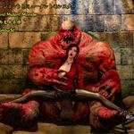 Agent vs Giant monster