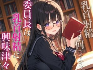 [RJ01408410][チクシャッ!] 委員長は乳首射精に興味津々〜官能小説好きなむっつりスケベな委員長に乳首開発されちゃった〜
