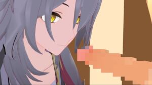 [RJ01419048][たべごろたいむ] 崩〇スターレ〇ル 主人公 口内射精MMD