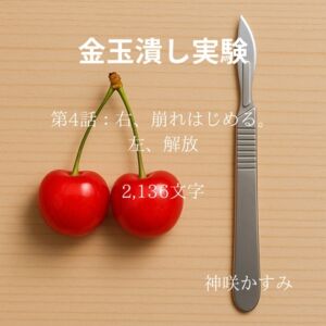 [RJ01429633][かすみ部屋] 金玉潰し実験/第4話:右、崩れはじめる。左、解放