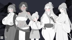 [RJ01395526][追夢鹹魚] 未亡人村に潜伏した男