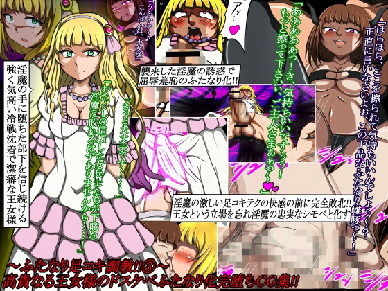 ふたなり足コキ調教!!3～高貴なる王女様のドスケベふたなり敗北CG集～