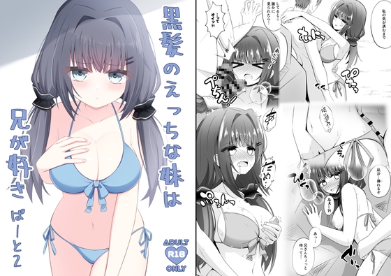 黒髪のえっちな妹は兄が好き ぱーと2