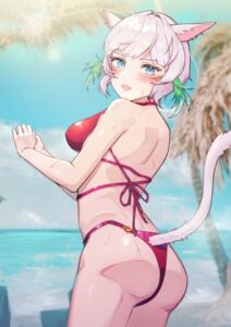 [RJ01455697][nonsafepotato] [F○14] ヤ・シュ○ラ,ミンフィリア,アテナ水着イラスト