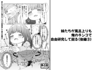 [RJ01457585][陣内堂] 【分冊版】妹たちが風呂上りも俺のチンコで自由研究して困る(後編 3)
