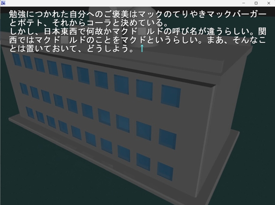 サウンドノベル「真奈の叫び」