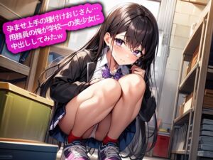 [RJ01462699][こむぎ] 孕ませ上手の種付けおじさん…用務員の俺が学校一の美少女に中出ししてみたw